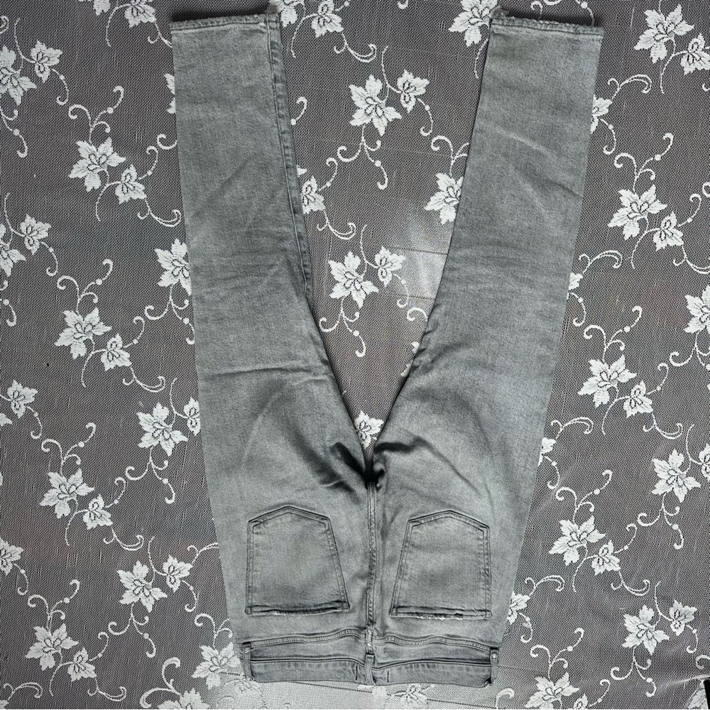 AGOLDE  TONI Mid Rise Straight Slim Ankle Jeans Gray size 26 - Picture 6 of 16
